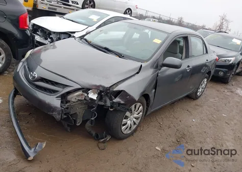 2012 Toyota Corolla Le z USA, uszkodzony, nr VIN 5YFBU4EE9CP014711